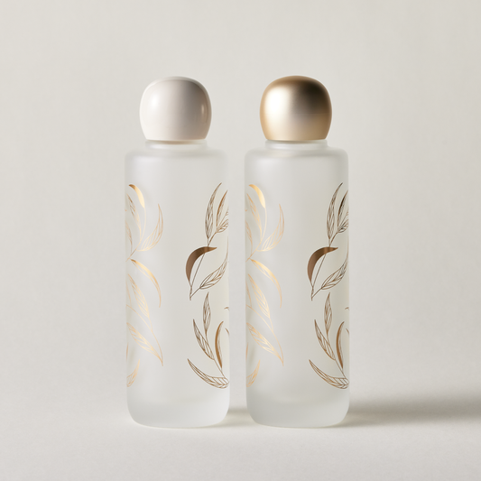 Yanagi Cream 詰め替えボトル ガラス製